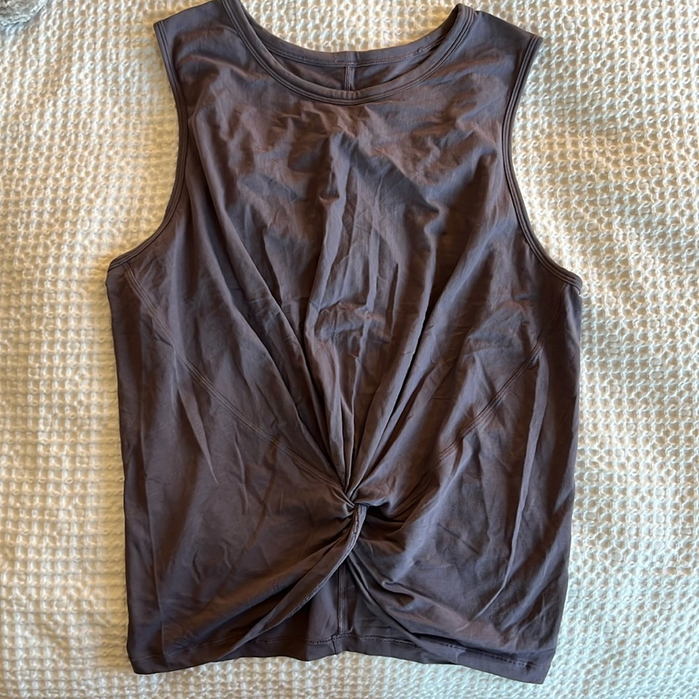 Lululemon twist front purple tank